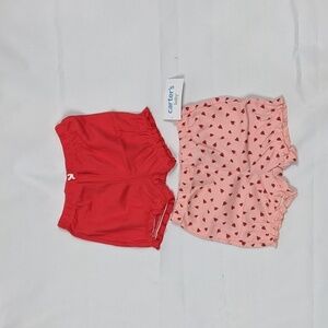 Carters Set of 2 Shorts Size 18m